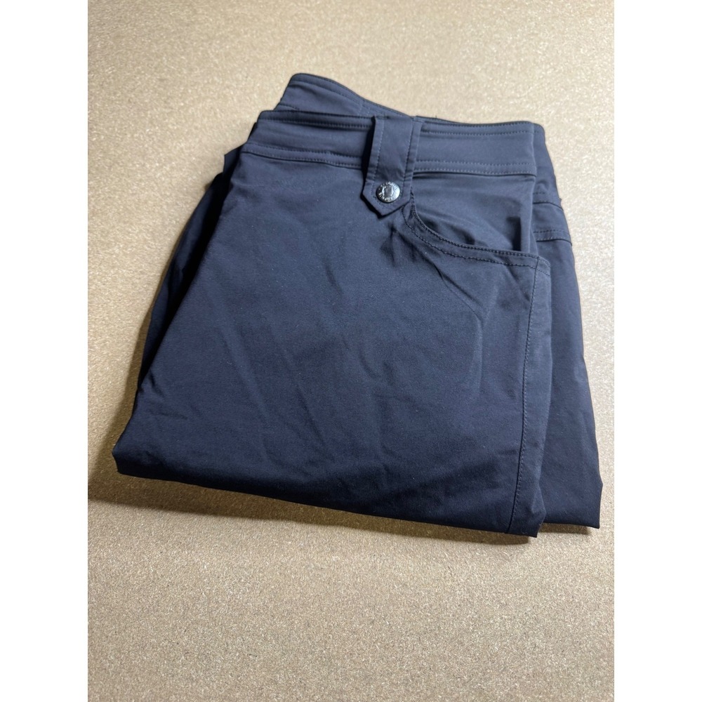 Anatomie Skyler Travel Pants Black‎ Slim Fit Stretch Trousers Womens Size L